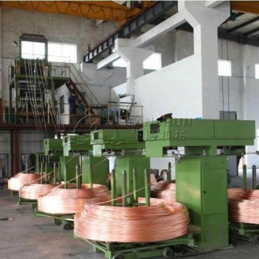 Copper pipe extrusion machine