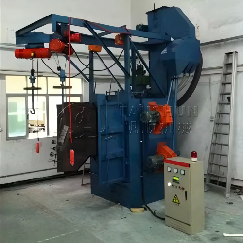 What are the advantages of a shot blasting descaling and wire drawing production line?