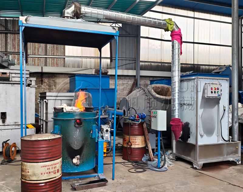 200 kg Tilting Crucible Melting Furnace