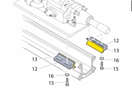 HOLDER SET / HÅLLARSATS SLIDING PIECE KEY