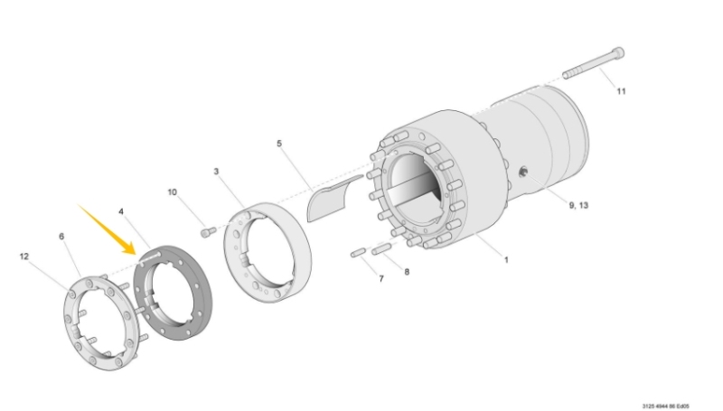 Tesnjenje ogrodja vozička vrtalne naprave