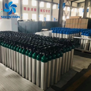 Bombola di ossigeno ricaricabile in materiale di alluminio da utilizzare a casa