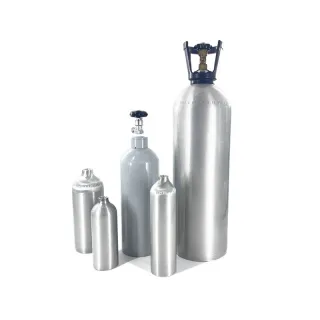Alüminyum Malzeme İçecek Gıda Sınıfı 20 Pound Co2 Tankı