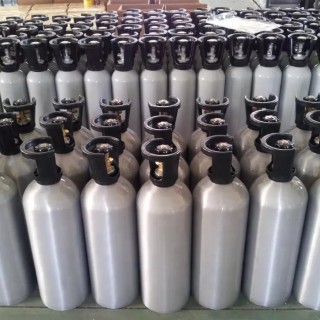 Aluminum Material Beverage Food Grade 20 Pound Co2 Tank