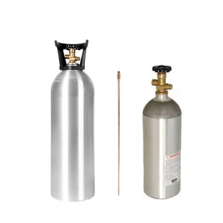 Nagynyomású varrat nélküli alumínium 6061 20 lb Co2 palack