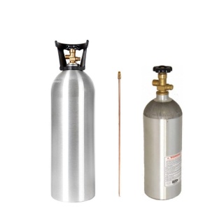 High Pressure Seamless Aluminum 6061 20lb Co2 Bottle