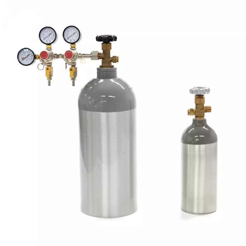 150 Bar Pressure Aluminum Refillable Cylinder Co2 Gas