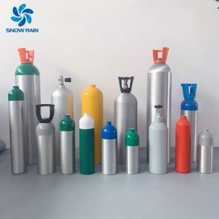 150 Bar Pressure Aluminum Refillable Cylinder Co2 Gas