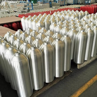 Tanque de CO2 recarregável de alumínio de alta pressão de 5 lb