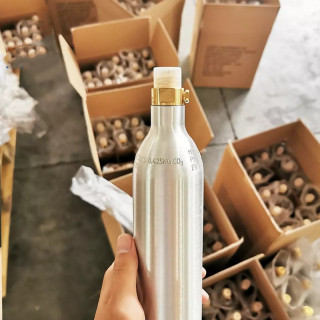 Alumínio de alta pressão de qualidade alimentar garrafas de CO2 de 5 libras