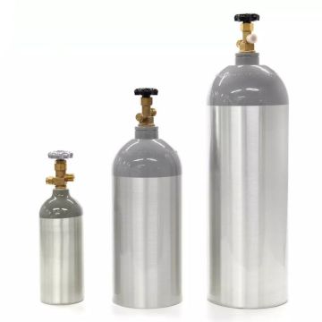 Food Grade High Pressure Aluminum 5 Pound Co2 Bottles