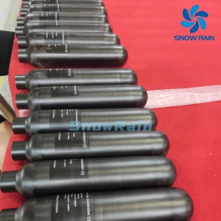 Cilindro de aire PCP con revestimiento de aluminio y fibra de carbono