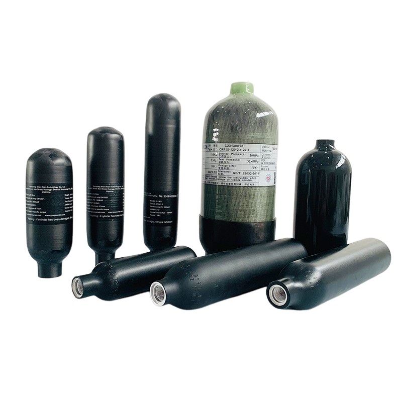 Xi lanh PCP nhỏ 4500psi sợi carbon 190cc đến 800cc