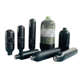 Cylindre PCP en fibre de carbone 4 500 psi, petit format, de 190 à 800 cc