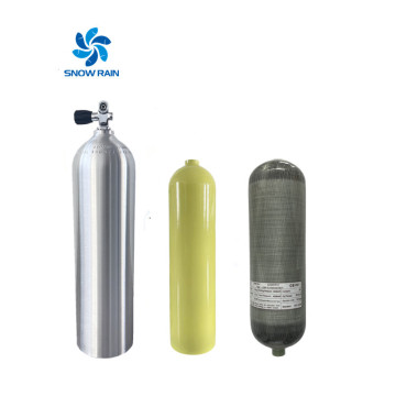 Aluminum Steel Oxygen Cylinder For Scuba Diving