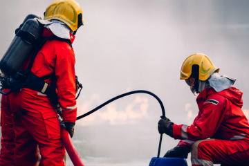 Tűzoltó alapismeretek: Hengeres scba viselése