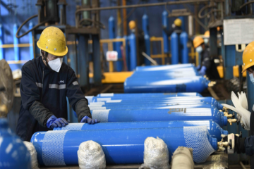 A világ vezető oxigénpalack-gyártási képességei