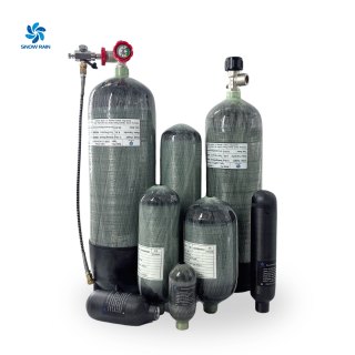 300bar कस्टमाइज़्ड लेबल रिफिलेबल पेंटबॉल टैंक