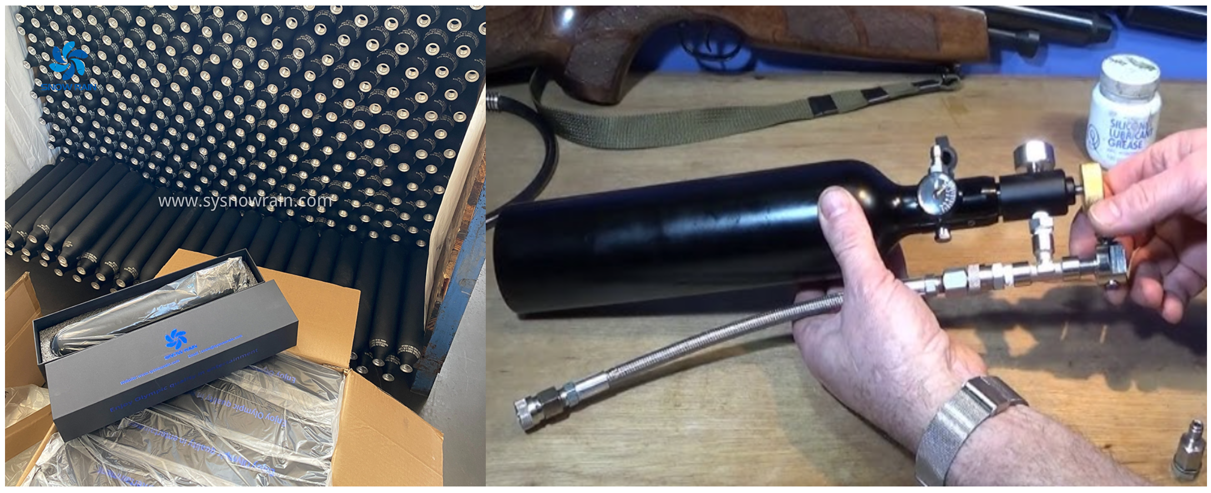 Aluminum PCP Air Cylinder