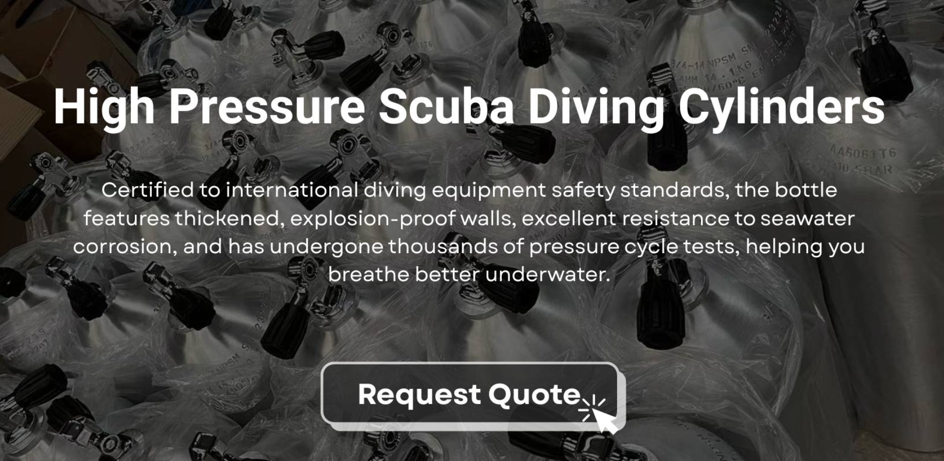 scuba oxygen tank