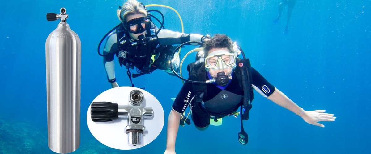 diving oxygen bottle
