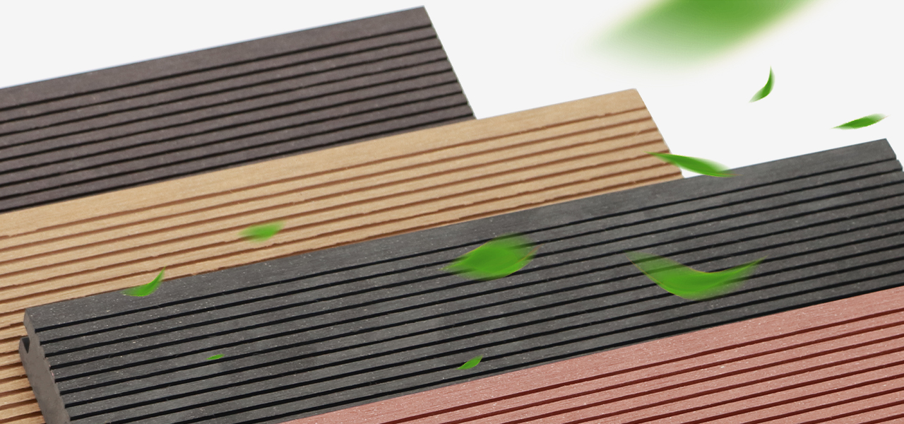 wood plastic composite decking tiles