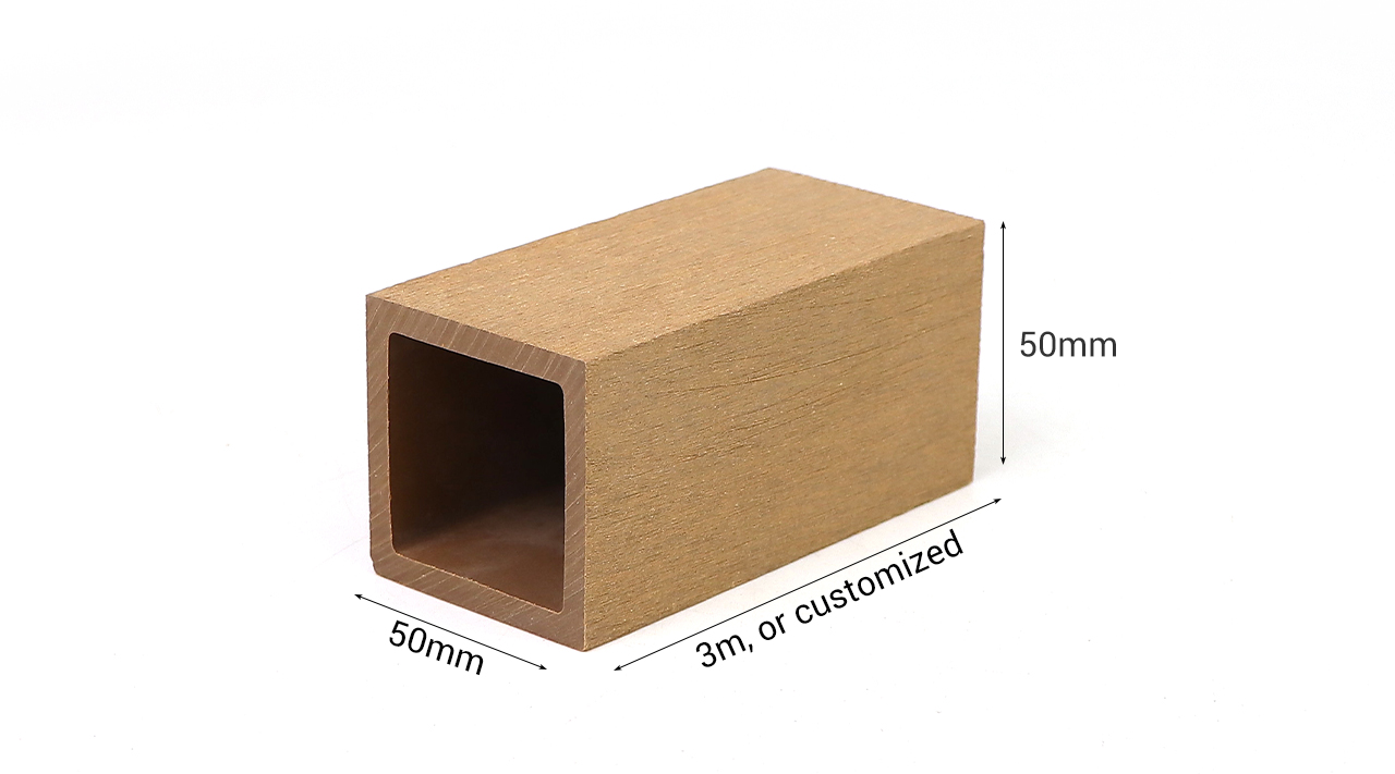 wpc outdoor square tube