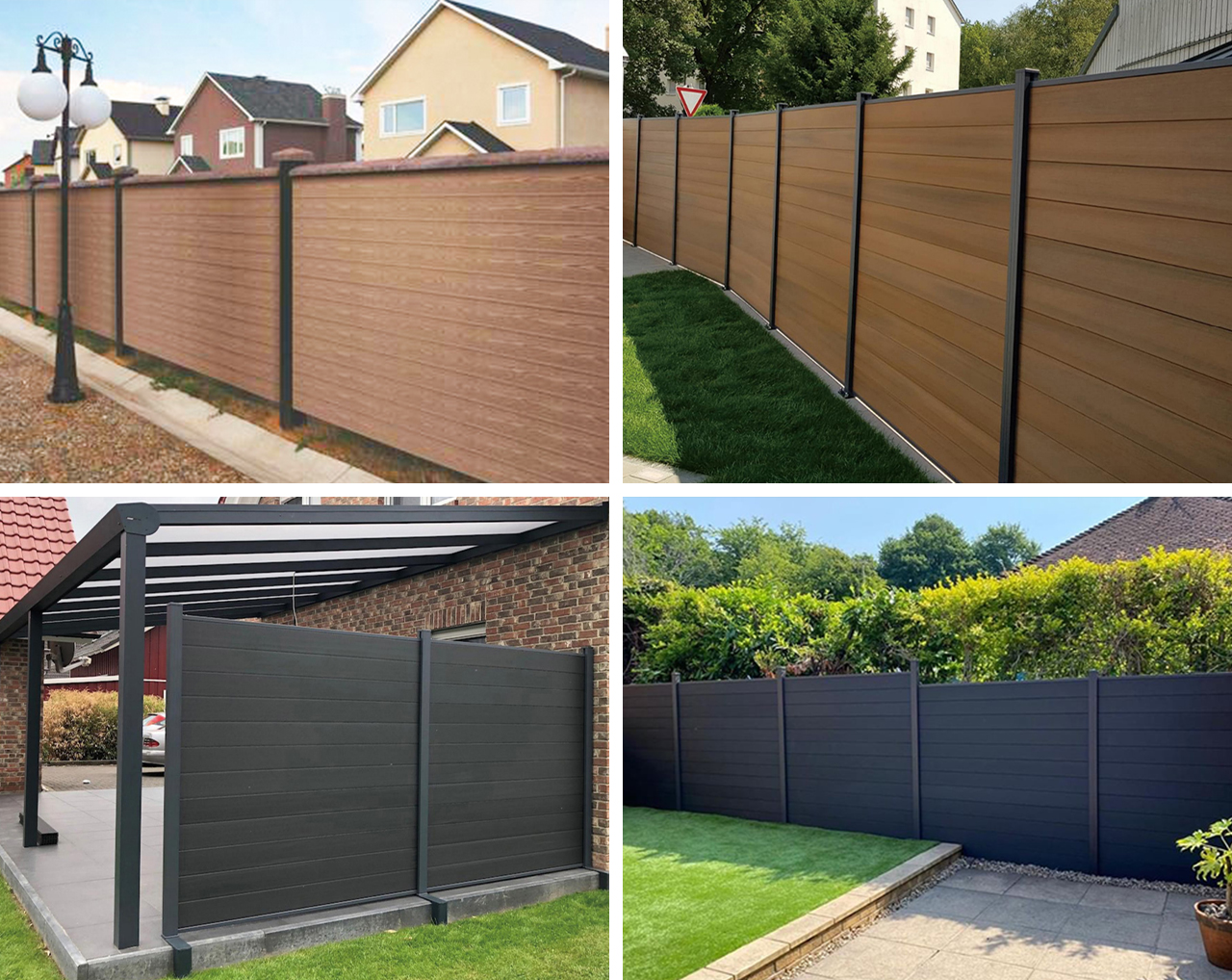 Easy installation wpc fence