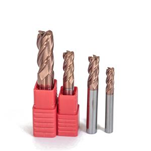 Carbide 4 Flute Rounded End Mills