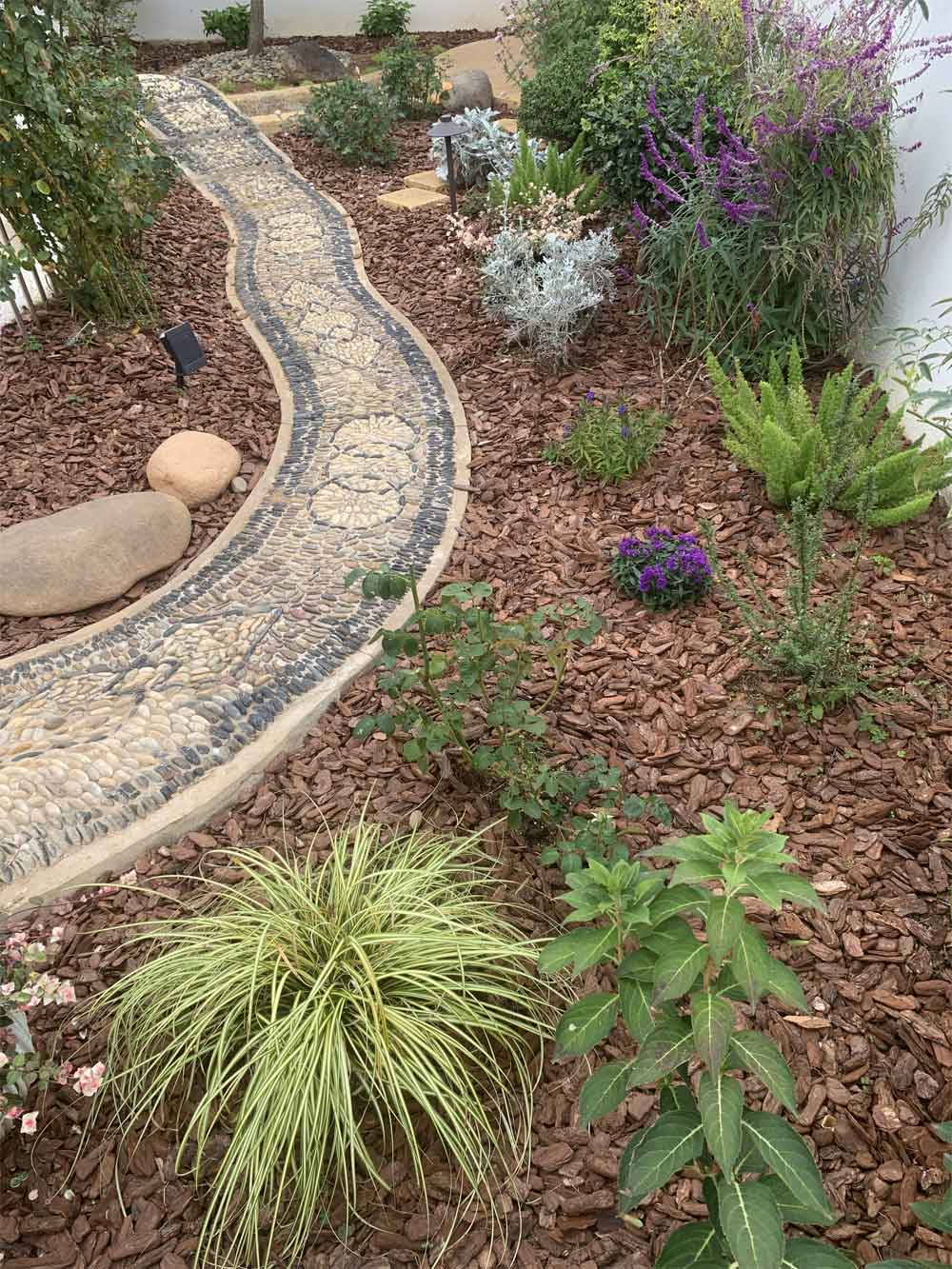 Loose pine bark blocks