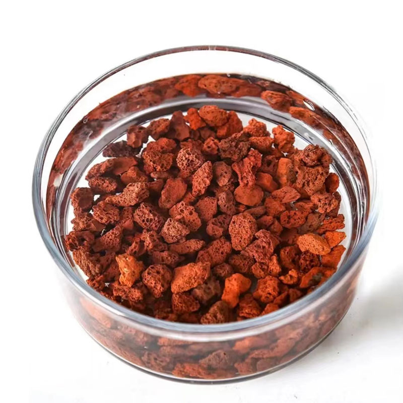 Red Volcanic Stone Fish Tank Filter Material