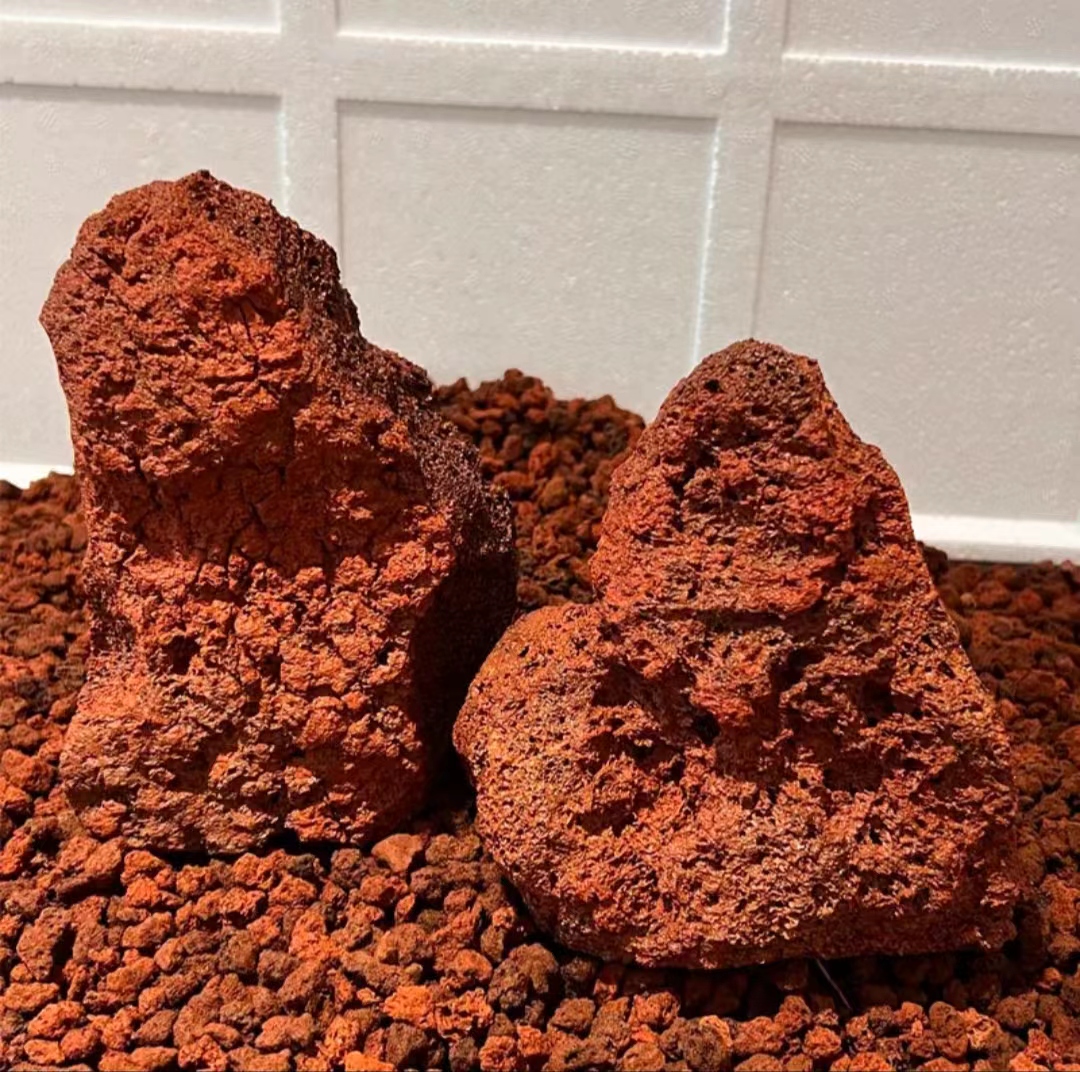 Red Lava for Fish Tank Filtration