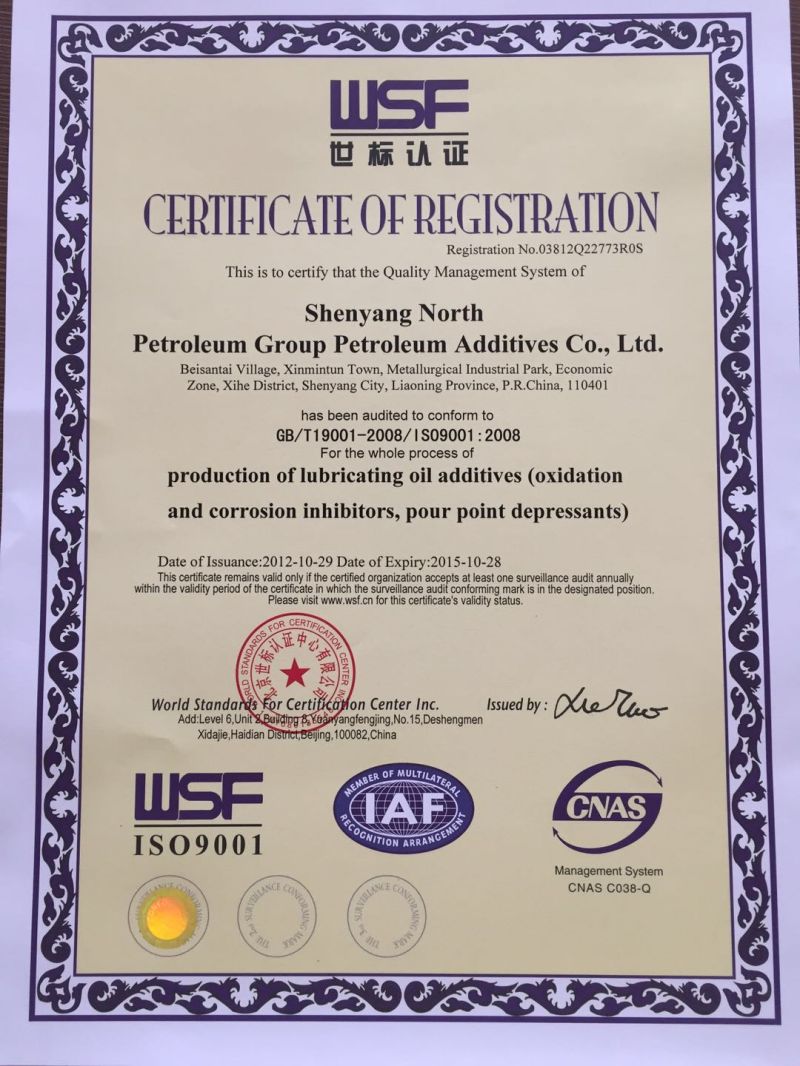 Certificado de registro ISO 9001