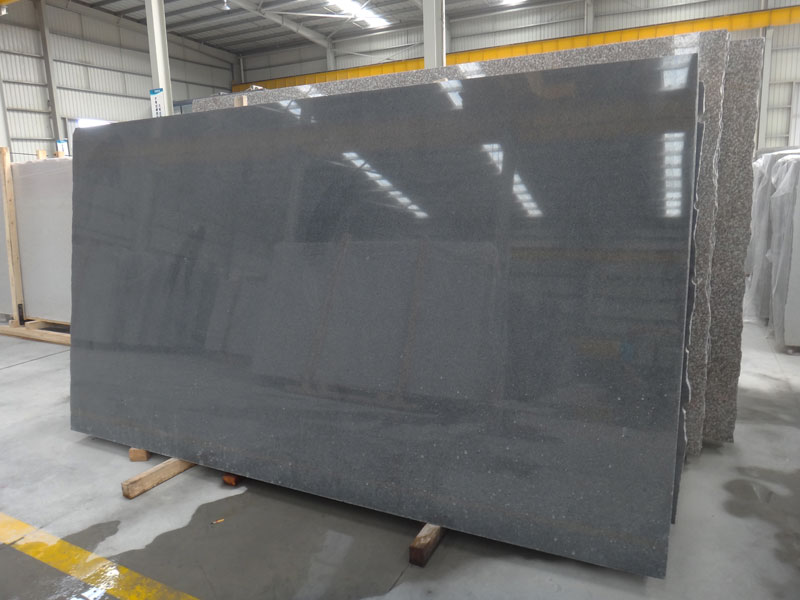 natural sesame black grantie slabs