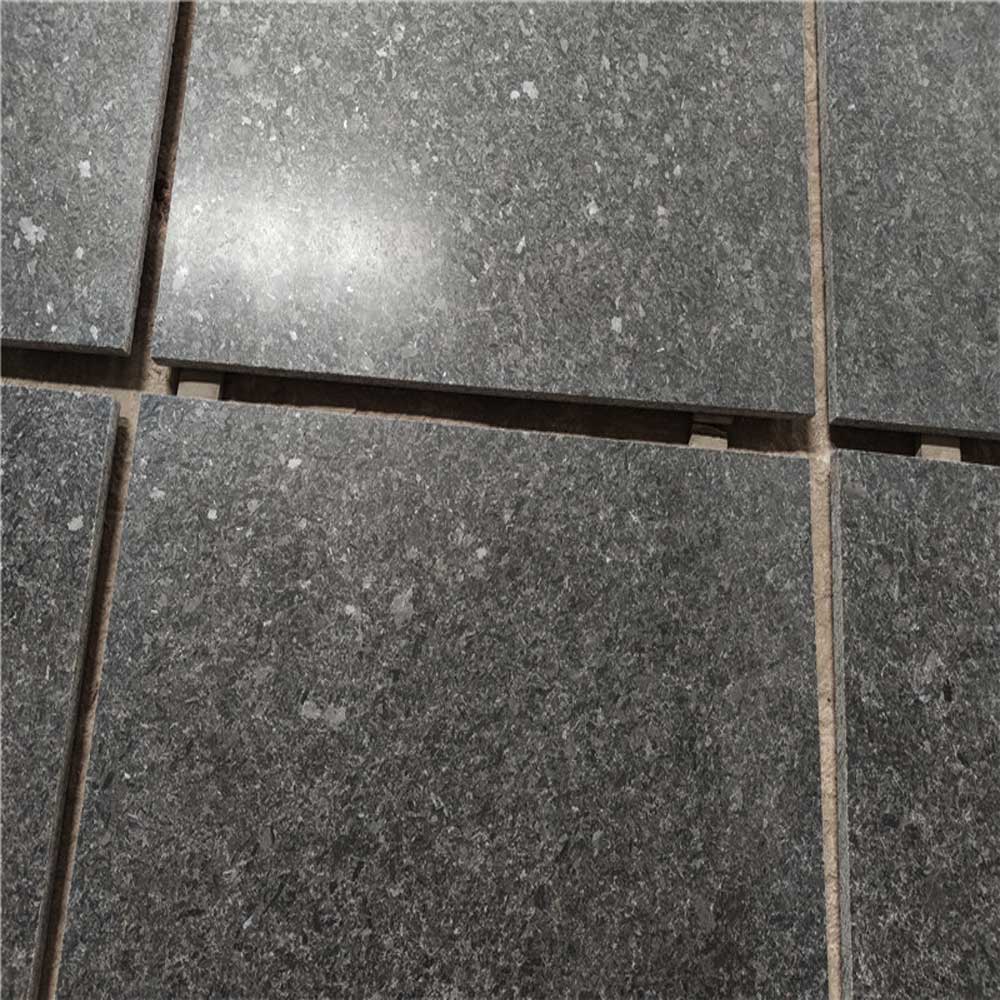 Angola Black Granite Polished Floor Tiles