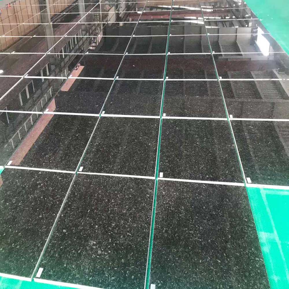 Angola Black Granite Polished Floor Tiles