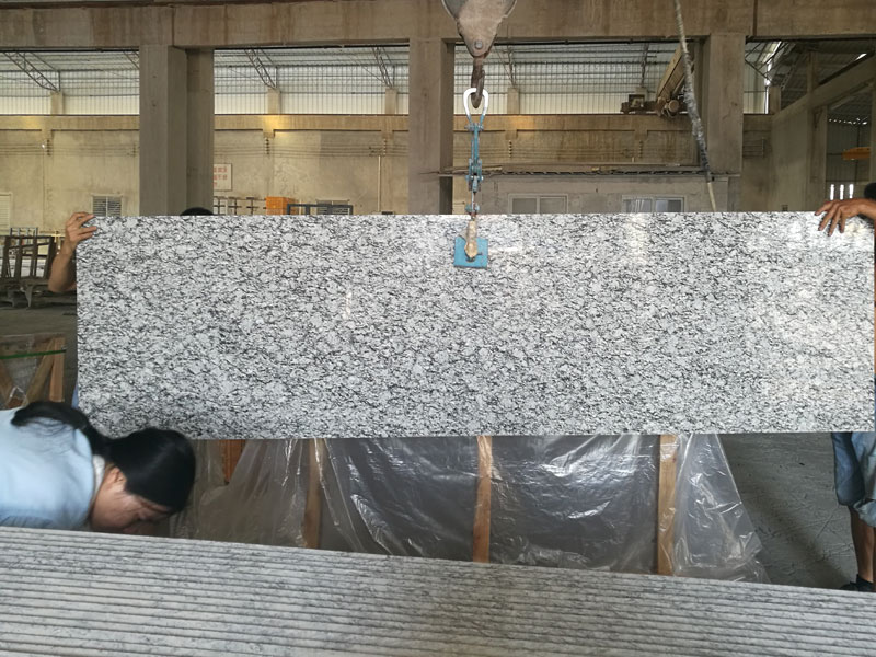 white granite big slabs