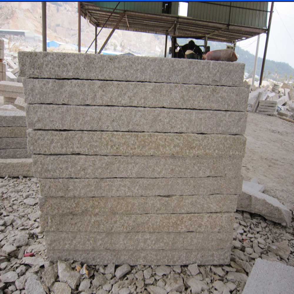 Natural Yellow Granite G682 Pineappled Kerbstones