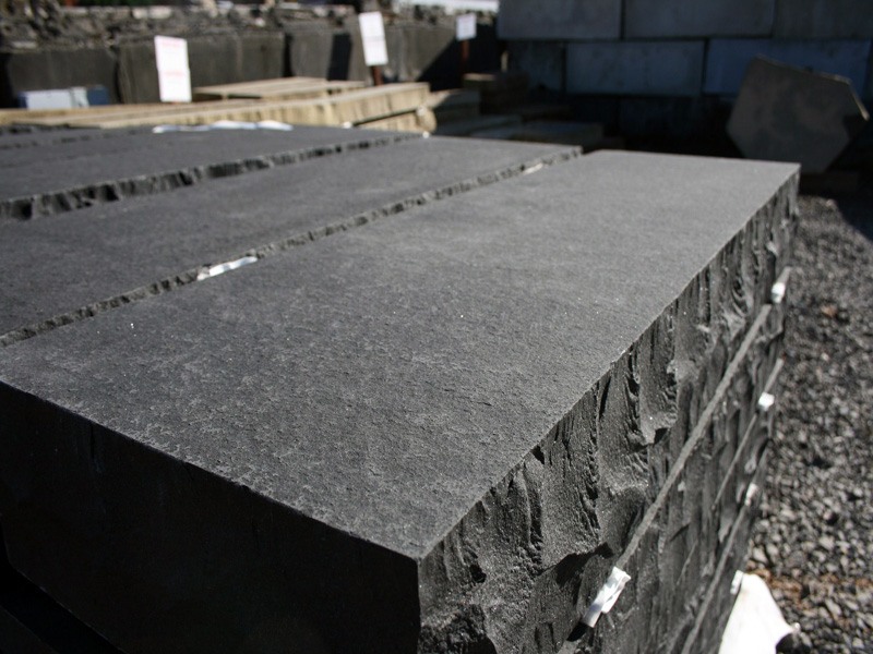 ZP black basalt kerbstones