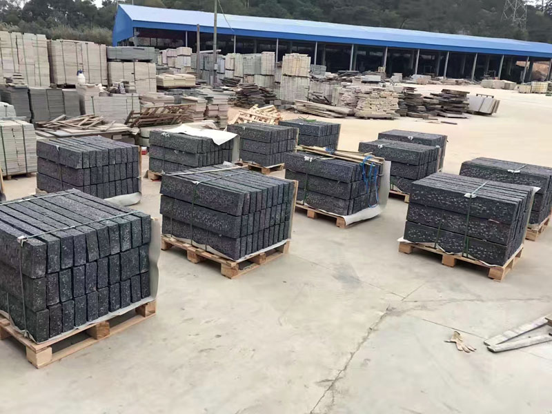 ZP black basalt kerbstones