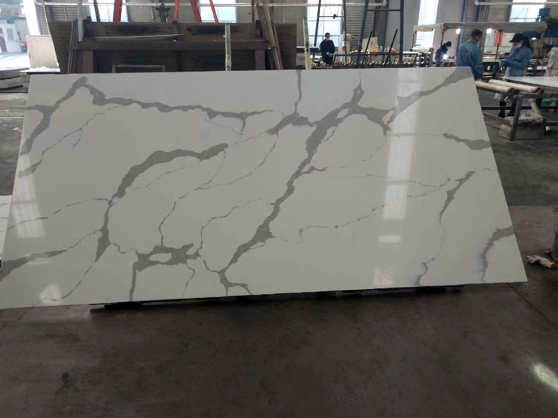 Calacatta White Quartz Vanity tops