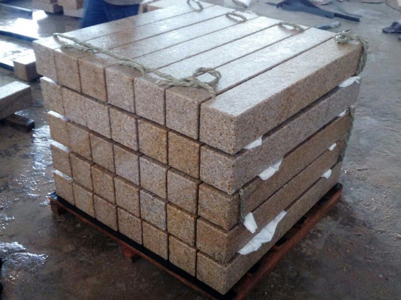 G682 yellow granite palisade