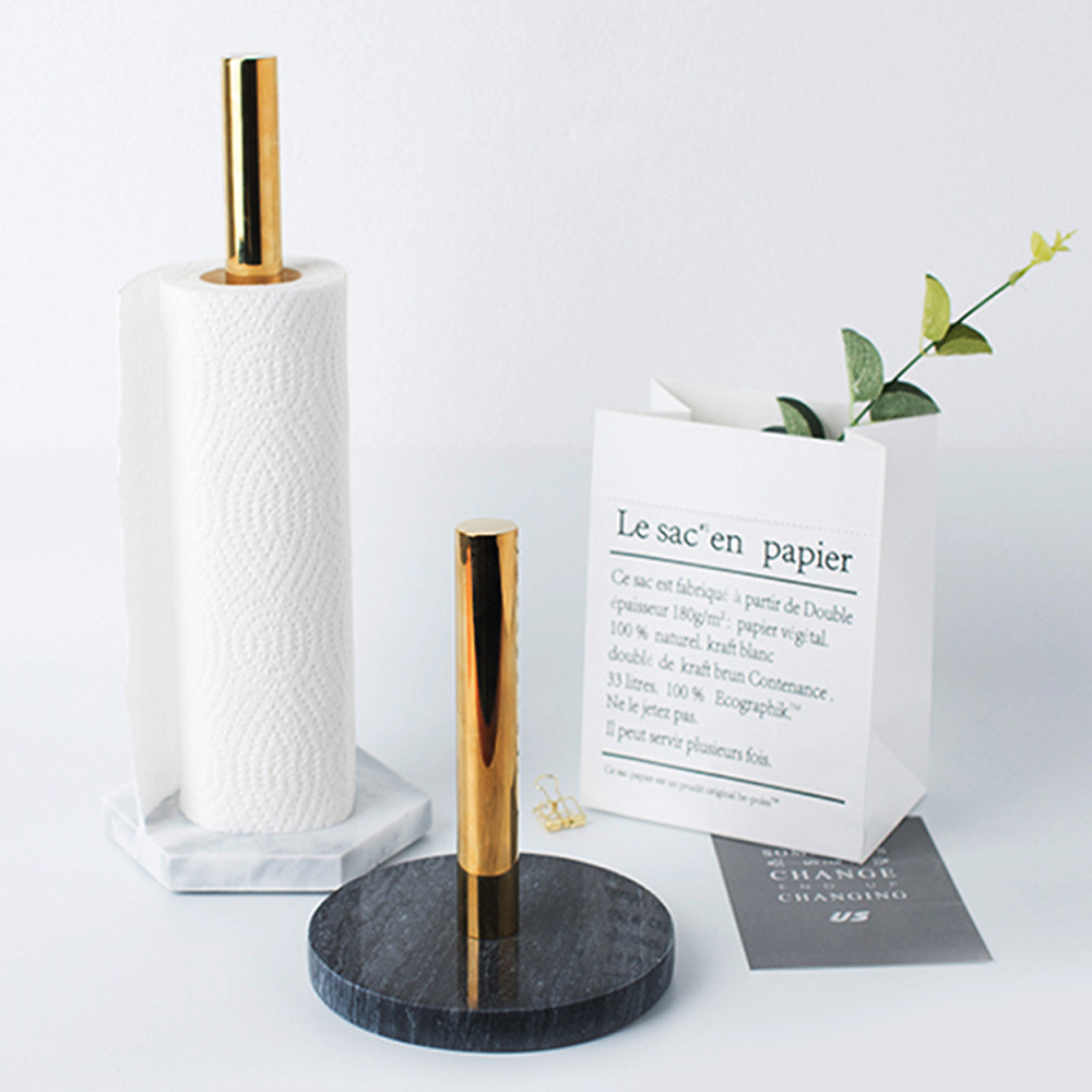 Marble Paper Towel Holder