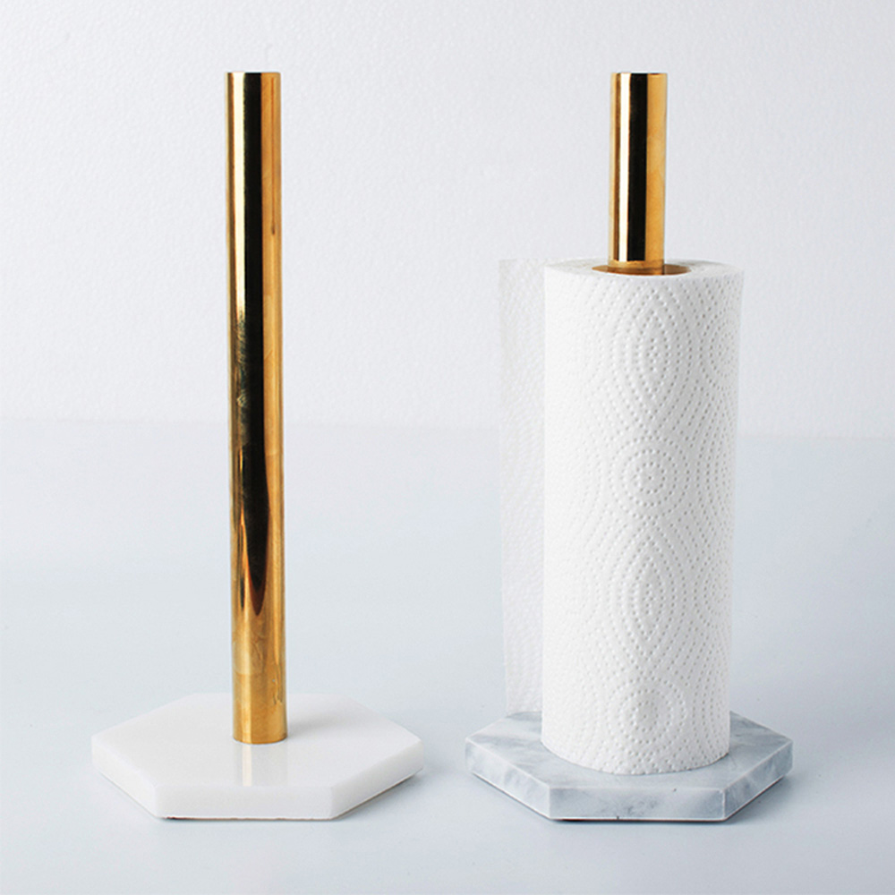 Marble Paper Towel Holder