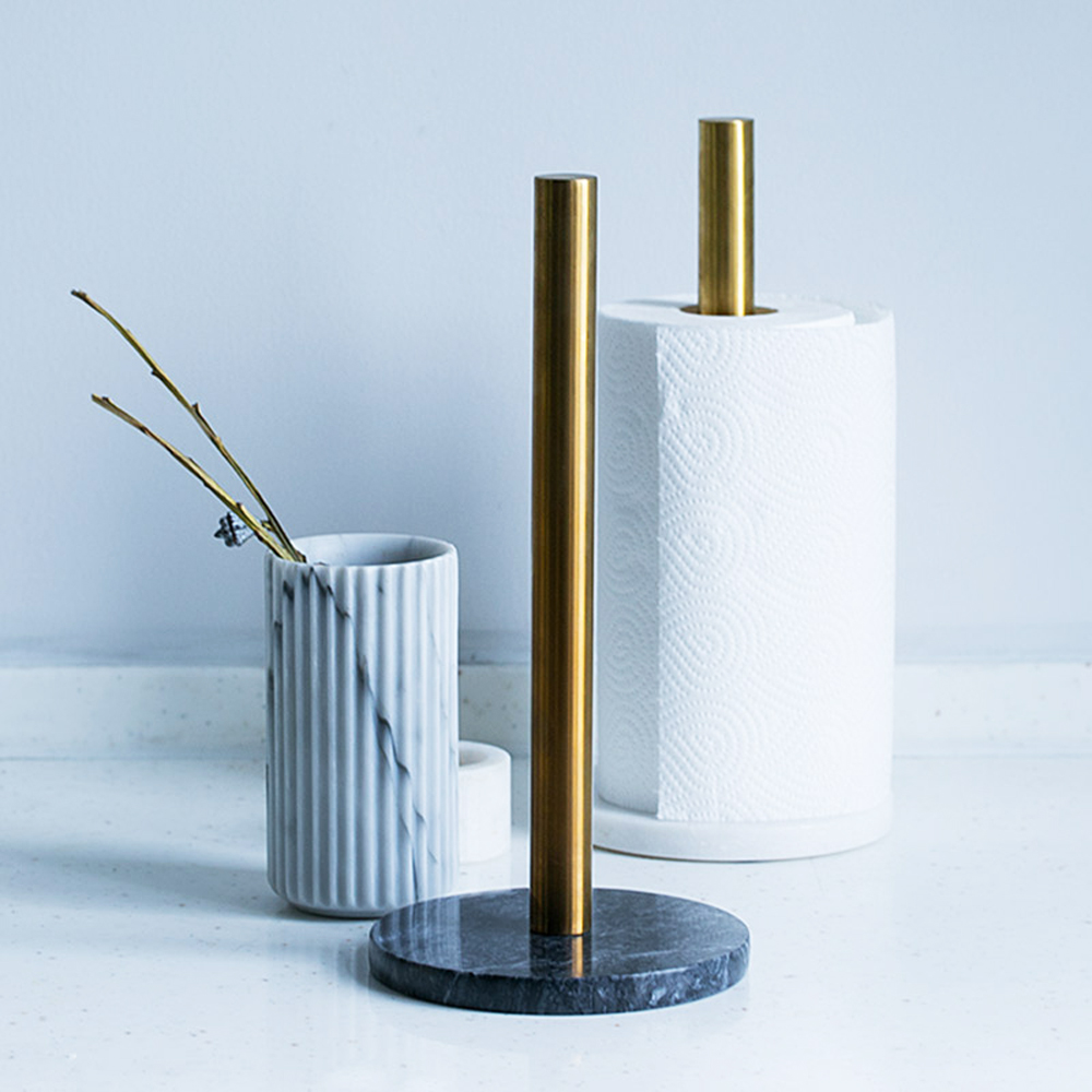 Marble Paper Towel Holder