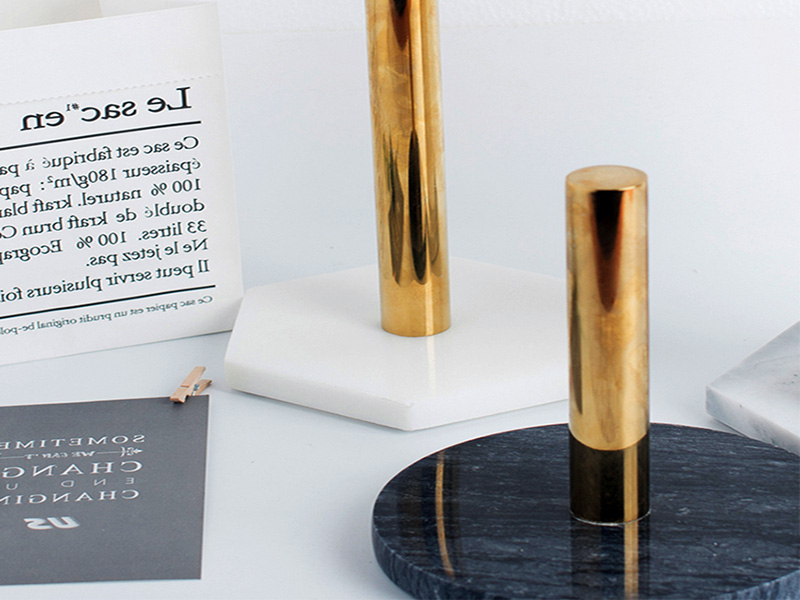 White Marble Paper Towel Holder
