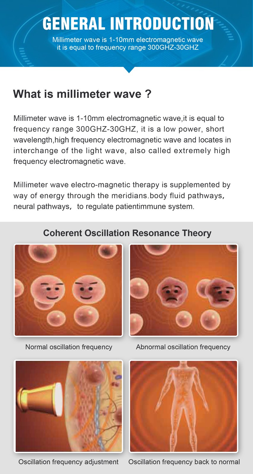 Supply Millimeter Wave Treat Diabetes Cancer Tumor Diabetes Wholesale