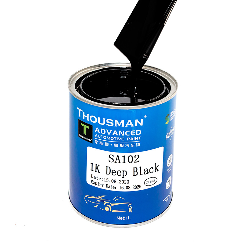 Deep Black Automotive Paint