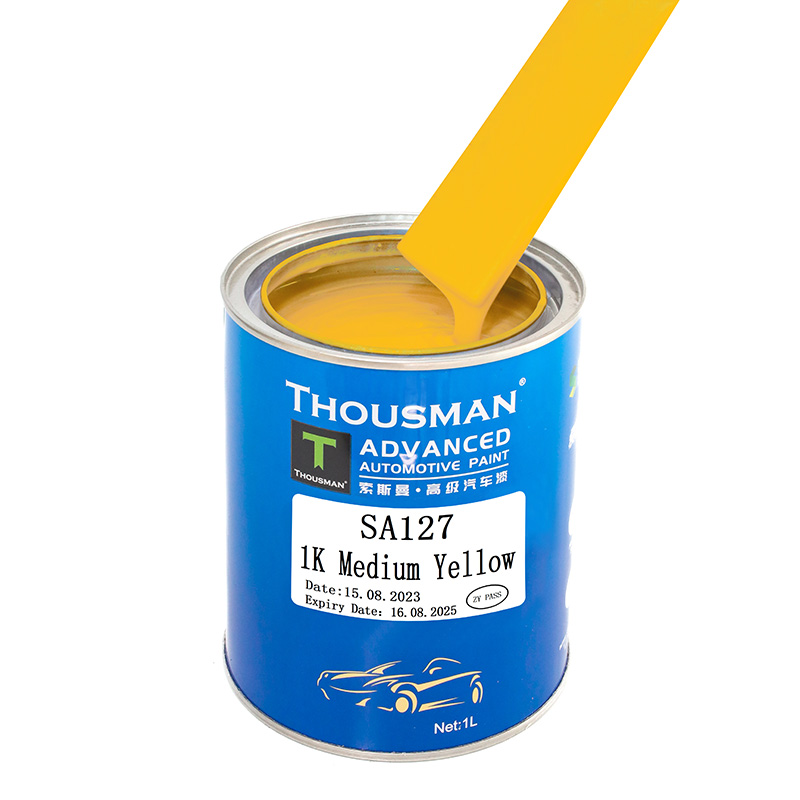 Medium Yellow Refinish Car Paint