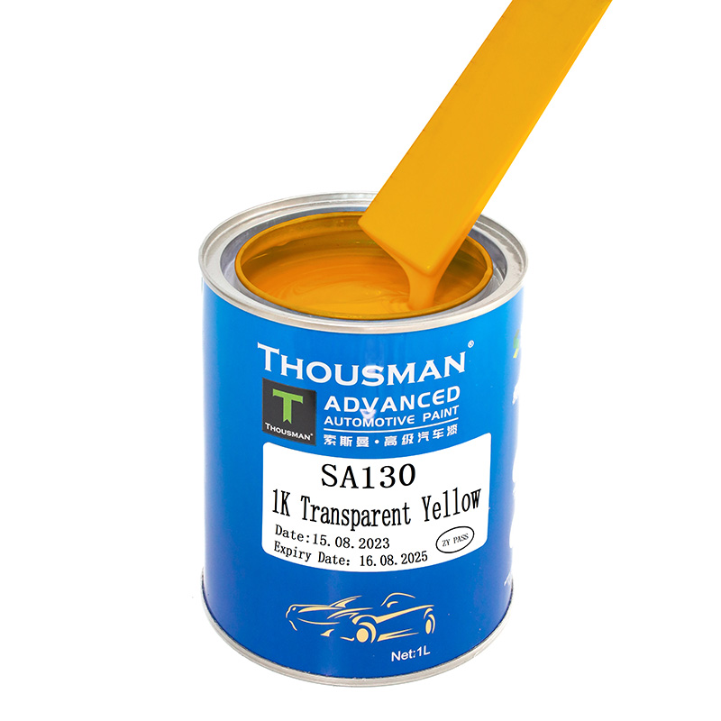 Transparent Acrylic Yellow Vehicle Paint